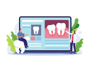 Events & Blogs dentist online consultation concept dentist online service platform medical dental clinic with small people online appointment dental care vector illustration flat style 7737 2240